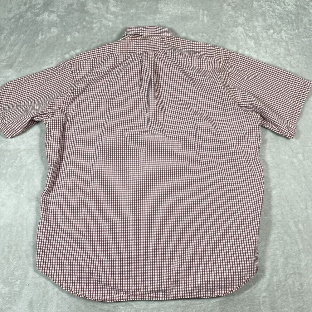 Ralph Lauren Blaire Pink Gingham Short Sleeve Button Down Size XL - Picture 8 of 8